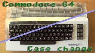 Changing C64C case, from white to transparent.