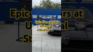 Epic cars from classic films at Universal Studios #cars #universalstudio