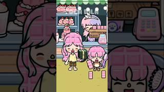 when pink brown hair turns into diamond hair #tocaboca #tocalifeworld #fyp #shorts