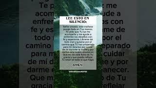 LEE ESTO EN SILENCIO #oracion #bendición #fe