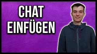 Twitch Studio Chat Box einfügen inklusive Overlay Tutorial deutsch [2021]