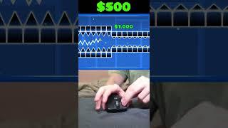 $1 vs $100,000 Challenge in Geometry Dash!