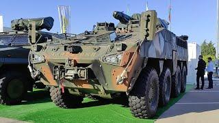 Barys 8×8 Armoured Wheeled Vehicle. Combat weight of the Barys 8x8 vehicle is 28,000kg Kazakhstan 