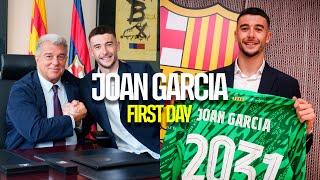  JOAN GARCIA: HIS FIRST DAY AT FC BARCELONA 