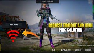 HIGH PING AND REQUEST TIMEOUT PROBLEM SOLUTION / PUBG MOBILE