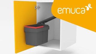 How to install a Recycle extractable waste container for doors - Emuca