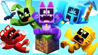 Catnap & Dogday, Craftycorn But They're Minecraft (Cartoon Animation) | KIKI Toons