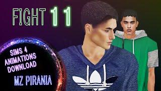 Fight 11  | Sims 4 Custom Animations | (Download)