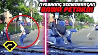 NYEBRANG BRUTAL, BERUJUNG BENCANA! Ini 50 Momen Pengendara Ngawur, BIKIN GERAM!