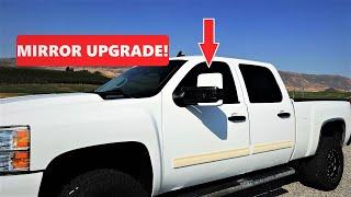 New Style Tow Mirror Install 07-14 Silverado & Sierra + Revers Light Wiring