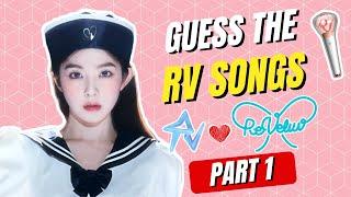 ARE YOU A REAL REVELUV? | KPOP GAME | GUESS THE RED VELVET SONGS PT. 1