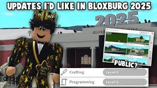 SOME NEW UPDATES I WANT IN BLOXBURG 2025...