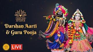 Live Darshan Aarti and Guru Pooja at ISKCON Attapur on 21th November 2024