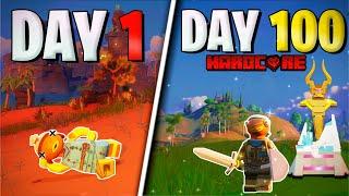 I Survived 100 Days of Hardcore LEGO Fortnite