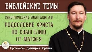 Синоптические Евангелия #6. Родословие Христа по Евангелию от Матфея (Мф.1:1-17). о. Димитрий Юревич