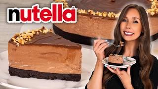 How To Make The Best No-Bake Nutella Cheesecake (Easy)