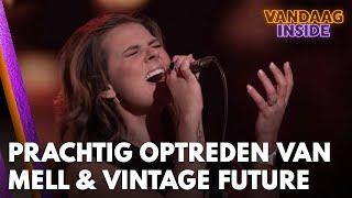 Prachtig optreden van Mell & Vintage Future bij start uitzending Vandaag Inside