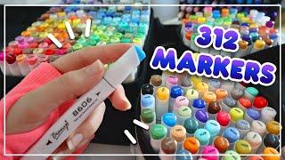 THE MOST MARKERS I'VE EVER SEEN! || Bianyo Alcohol Markers