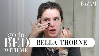 Bella Thorne's All-Natural, DIY Nighttime Skincare Routine | Go To Bed With Me | Harper's BAZAAR