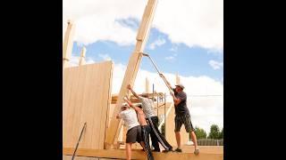 Vertical wooden house #construction #diy