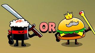 Who Is Better...? Nori or King Food Gang Gameplay