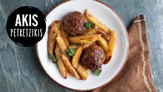 Old-Fashioned Greek Burgers - Biftekia | Akis Petretzikis