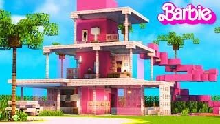 I Built Barbie's Dreamhouse in Minecraft! - Barbie Movie (Tutorial)