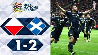 John McGinn Goal | Poland vs Scotland 1-2 Highlights | UEFA Nations League 2024