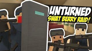 SWAT BERRY RAID - Unturned Roleplay | Riot Shield Tactics!