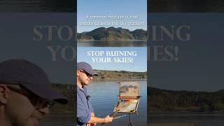 Get this right when painting skies! #pleinairpainting #landscapepainting #painting #art