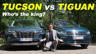 all-new Hyundai Tucson vs VW Tiguan Facelift comparison REVIEW 2021