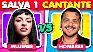 Salva Un Cantante MUJERES vs HOMBRES | RETO MUSICA  - TriviaTime