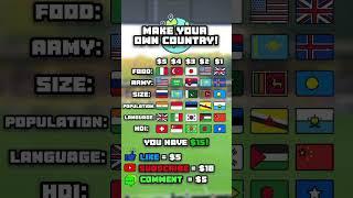 Make your own country! #shorts #game #countries #flags #mapper #map #mapping #geography #fyp