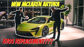 NEW McLaren Artura: WALKAROUND | Exhaust Sound | Andrew's 570 REPLACEMENT?