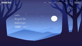 Parallax Scrolling Website With React JS Tailwind  CSS & GSAP