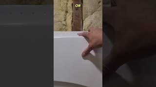 How to Get a Flush Drywall Fastener for Smooth Wall #shorts #diy #plumbing