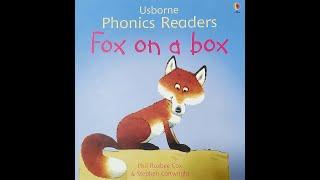 Elias reads FOX ON A BOX. READ ALOUD BOOK FOR KIDS! PHONICS BOOKS FOR KIDS! USBORNE BOOK FOR KIDS!