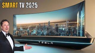 2025 Tesla Smart TV Arrives – Elon Musk Reveals MIND-BLOWING Tech Details!