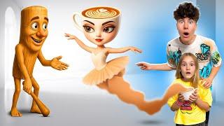 Почему TUNG TUNG TUNG SAHUR и Ballerina Cappuccino НЕ МОГУТ БЫТЬ ВМЕСТЕ 3 серия Фаст Сергей