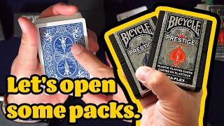 Wait what? 100% Plastic Bicycle Playing Cards? Any Good? Let's find out! - Let's open some packs.