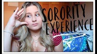 why i dropped out of my sorority | crazy rush experience