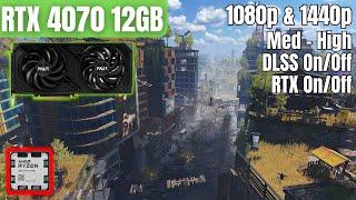 RTX 4070 & R5 7500F: Dying Light 2 | Med & High | 1080p & 1440p | DLSS | RTX