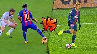 RONALDİNHO VS NEYMAR - RAKİP AĞLATAN ÇALIMLAR!