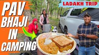 Ep 446/ Pav Bhaji in Camping at height of 10000 ft | Trip to Ladakh Spending 5 Months in Camper Van