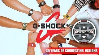 35 YEARS OF CONNECTING NATIONS   CASIO G SHOCK