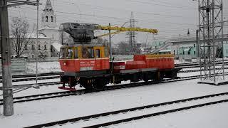 -Прибытие и манёвры МПТ4-1154 на станции "Смоленск-Центральный".Город Смоленск.Россия.16.12.2020 г.-