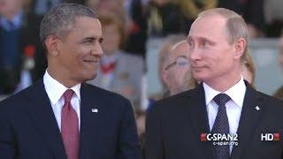 Obama & Putin: Face to Face on D-Day