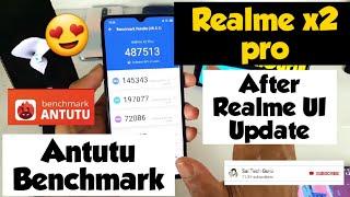 Realme x2 pro antutu benchmark after realme ui update