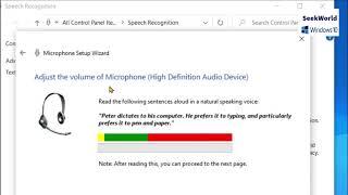 How to Set up and Test headset microphone windows 10