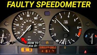 Car Speedometer Stopped Working Works Intermittently Or Erratic - SOLVED!